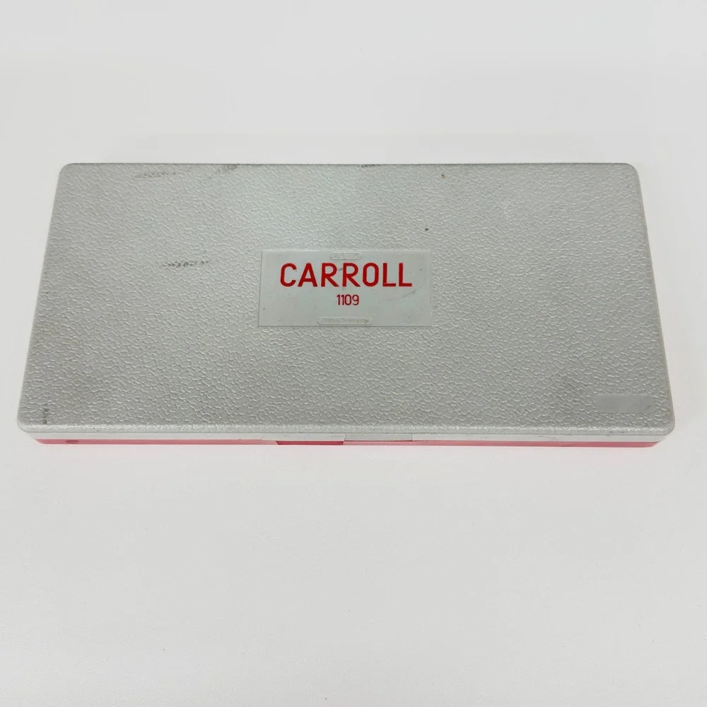 Vintage‎ Carroll 1109 Drafting Tool Set Compass Geometry Kit West Germany Case